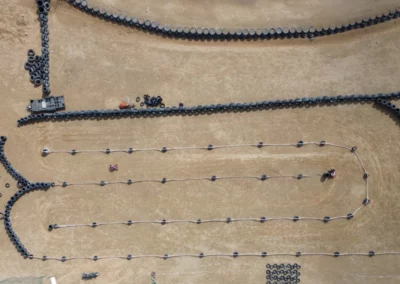 Dirtkart course aerial view at Walvis Bay Activities
